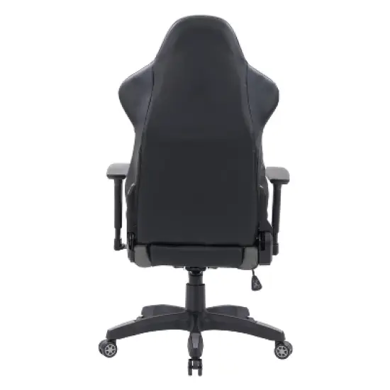 Nightshade Gaming Chair Black and Gray - CorLiving image {4}