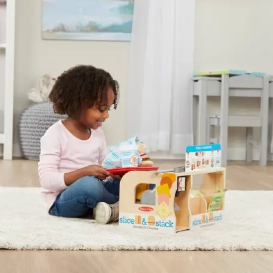 Melissa & Doug Slice & Stack Sandwich Counter image {1}