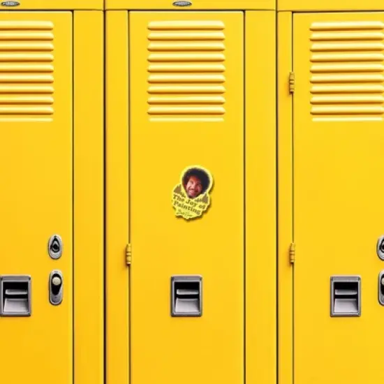 NMR Distribution Bob Ross 3" Funky Chunky Magnet: "Joy of Painting" image {2}