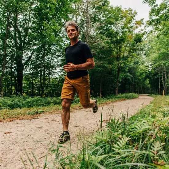 Minus33 Merino Wool Micro Weight - Men's Wool V-Neck T-Shirt Woolverino Ash Gray S image {6}