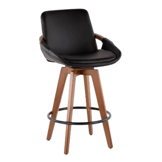 26" Cosmo Mid-Century Modern Counter Height Barstool - LumiSource image {11}
