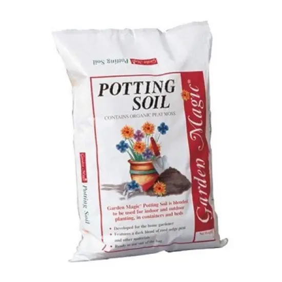 Michigan Peat Garden Magic Organic Planting Potting Top Soil Blend Mix for Indoor and Outdoor Gardening and Landscapes, 40 Pound Bag image {1}