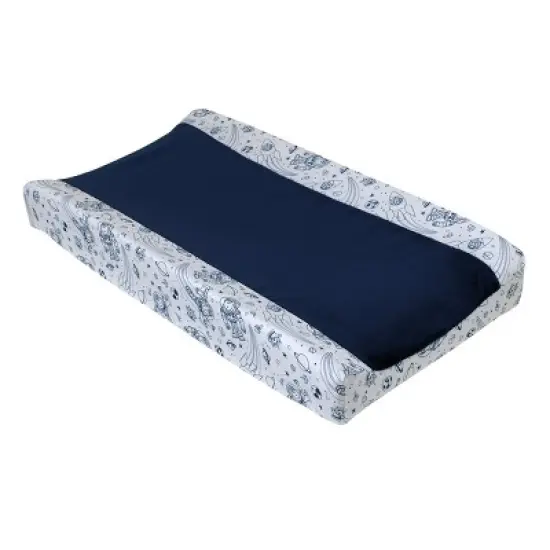 NoJo Disney Toy Story Outta This World Blue and White Super Soft Changing Pad Cover image {3}