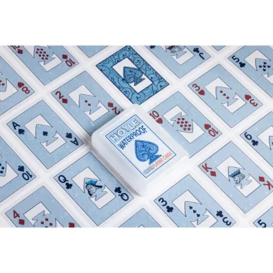Hoyle Waterproof Clear Playing Card Game: Patterns, 1-6 Players, Party Card Games by Bicycle image {2}