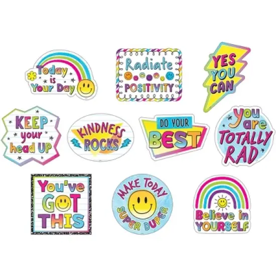 Teacher Created Resources&reg; Brights 4Ever Positive Saying Accents, 30 Per Pack, 3 Packs image {3}