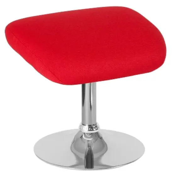 Flash Furniture Egg Series Ottoman Footrest with Chrome Base image {10}