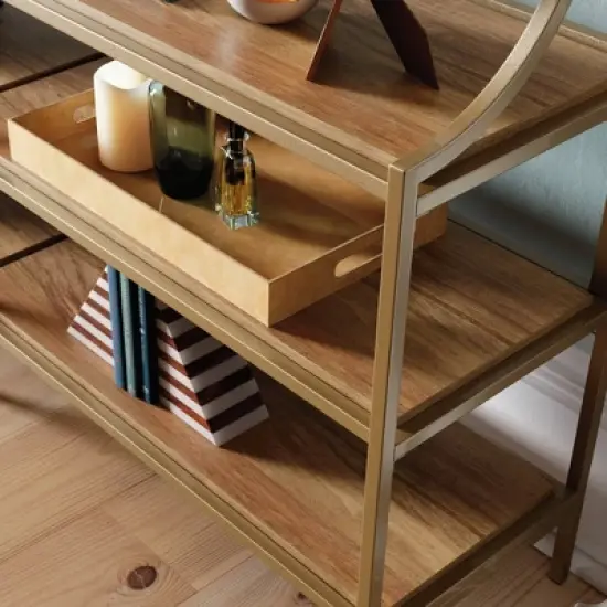 International Lux Metal Frame Console Table - Sauder image {5}