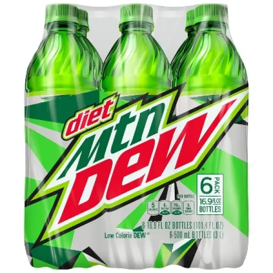 Diet Mountain Dew Citrus Soda - 6pk/16.9 fl oz Bottles image {5}