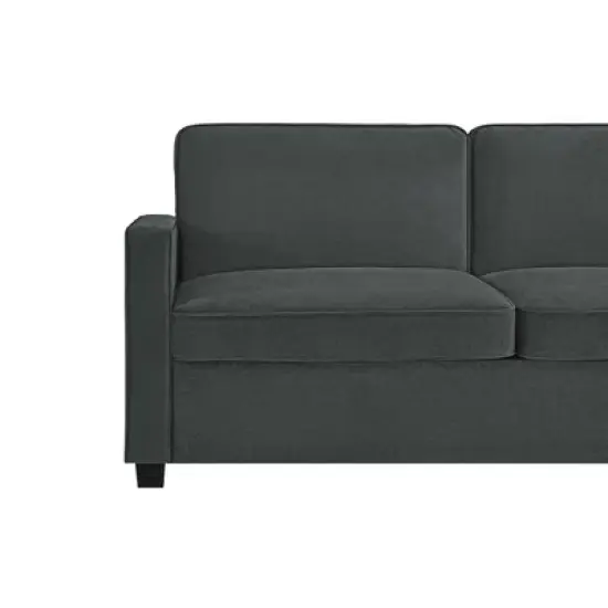 Queen Cassidy Sofa Sleeper Gray Velvet - Room & Joy image {8}