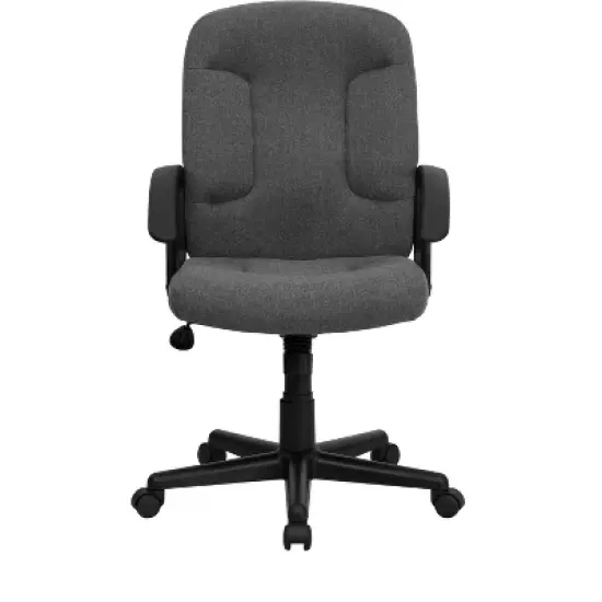 Executive Swivel Office Chair Gray - Flash Furniture image {3}