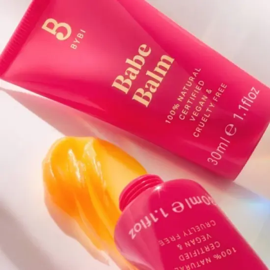 BYBI Clean Beauty Babe Balm All Purpose Face, Lip, Eyebrow Moisturizer For Dry and Sensitive Skin - 1 fl oz image {2}