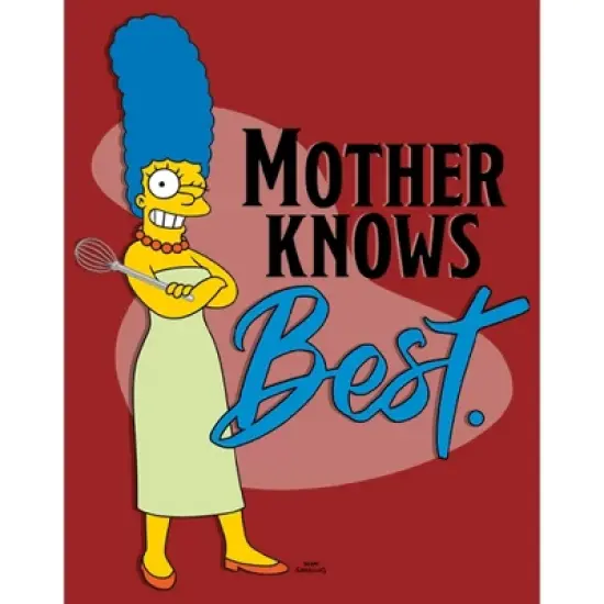Women's The Simpsons Marge Mother Knows Best T-Shirt image {1}