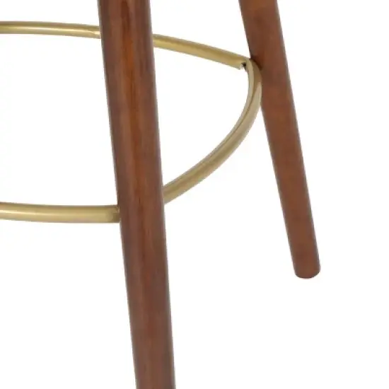 2pc Cullimore Contemporary Channel Stitch Counter Height Barstools - Christopher Knight Home image {7}