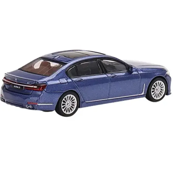 BMW Alpina B7 xDrive Alpina Blue Metallic with Sunroof Limited Ed to 2040 pcs 1/64 Diecast Model Car by True Scale Miniatures image {2}
