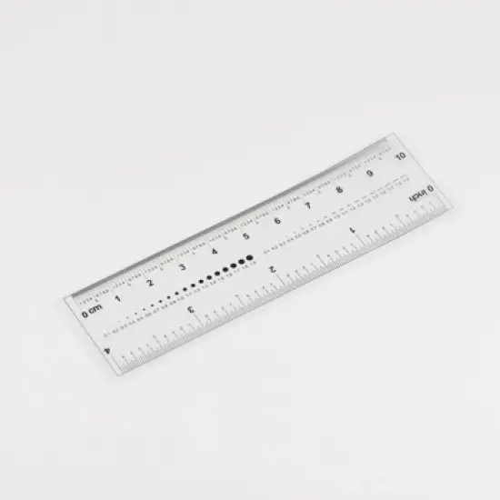 Unique Bargains PET Plastic Folding Measuring Tool Film Flexible Ruler image {2}