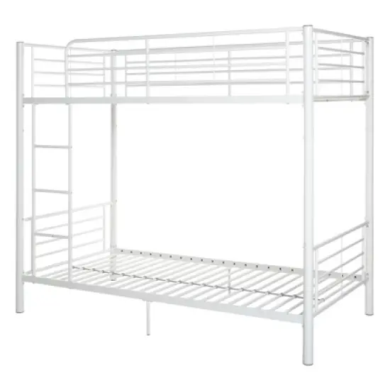 Twin Over Twin Analise Metal Bunk Bed - Saracina Home image {1}