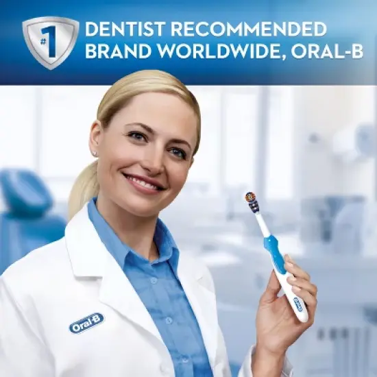 Oral-B 3D White Battery Power Electric Toothbrush - 1ct image {7}