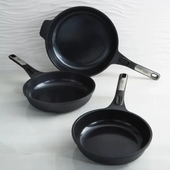 BergHOFF Phantom Nonstick Ceramic Frying Pan, Recycled Cast Aluminum image {14}
