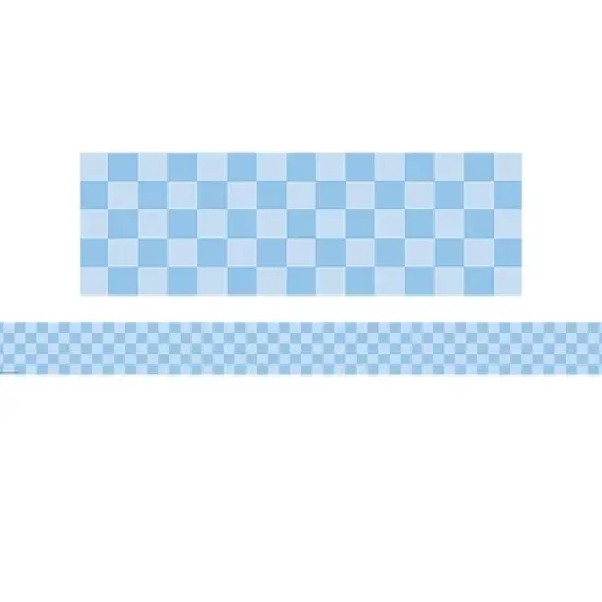 Teacher Created Resources&reg; Checkers Scalloped Border Trim, 35 Feet Per Pack, 6 Packs image {1}