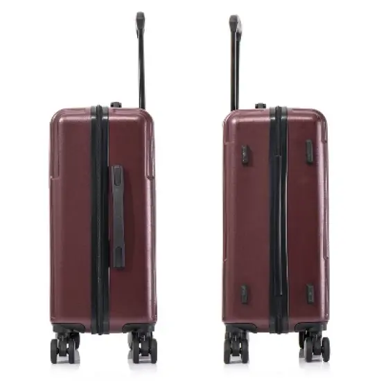 InUSA Drip Lightweight Hardside Carry On Spinner Suitcase - Wine image {7}