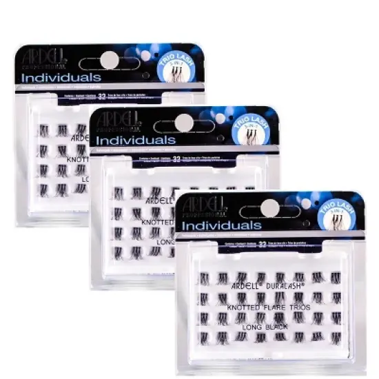 Ardell Professional Individual Duralash Lashes - 62159 - Long Black - (Pack of 3) image {3}