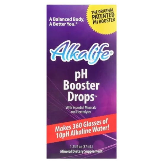 Alkalife pH Booster Drops with Essential Minerals and Electrolytes, 1.25 fl oz (37 ml) image {5}