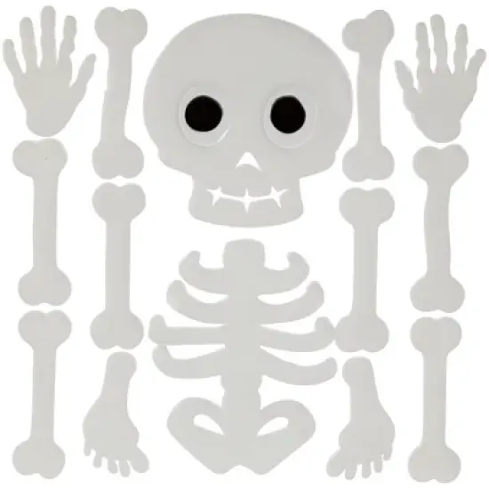 Northlight Set of 4 Double Sided Halloween Gel Window Clings image {4}