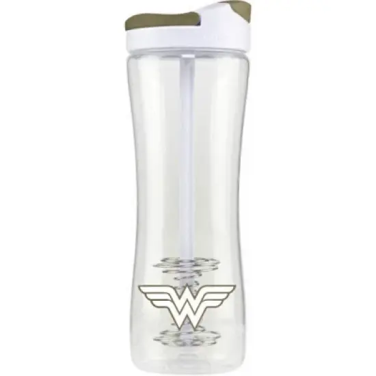 Performa Luma 28 oz. Wonder Woman Shaker Cup - White/Gold image {1}