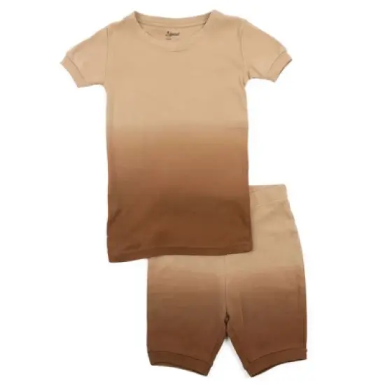 Leveret Kids Two Piece Cotton Tie Dye Short Pajamas image {13}