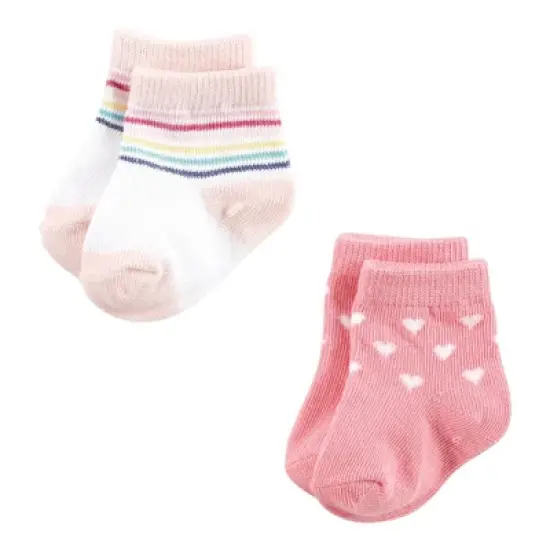 Hudson Baby Infant Girl Sock and Headband 12pc Set, Rainbow, 0-9 Months image {4}