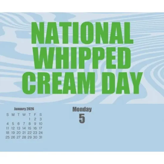 Trends International 2026 Celebrate Daily Dayata Time 6.12"x5.37" Box Calendar image {5}