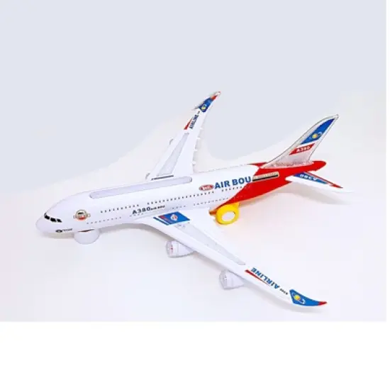 Ready! Set! Play! Link Airbus Plane With Flashing Lights And Sounds (Red) image {1}