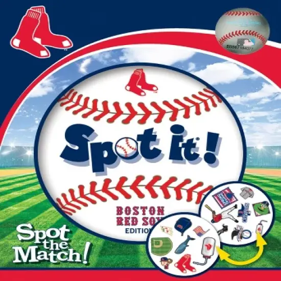 MasterPieces Officially Licensed MLB Boston Red Sox Spot It Game for Kids and Adults image {1}
