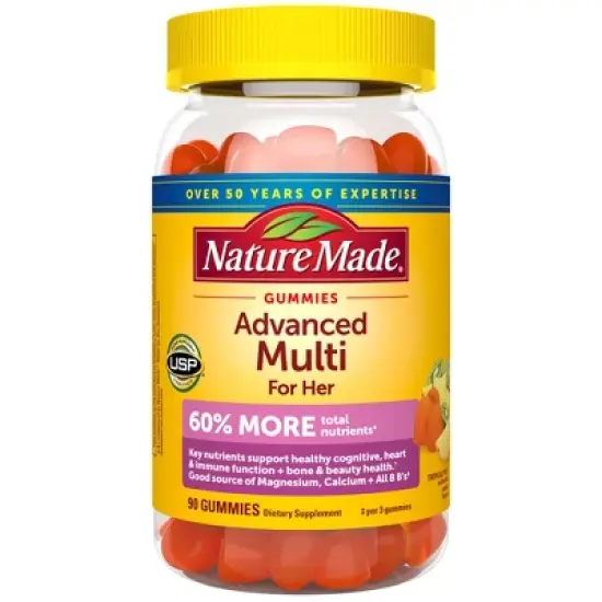 Nature Made Advanced Multivitamin Women's Gummies - 90ct image {11}