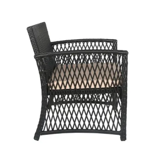 WestinTrends  4-Piece Outdoor Patio Conversation Set image {4}