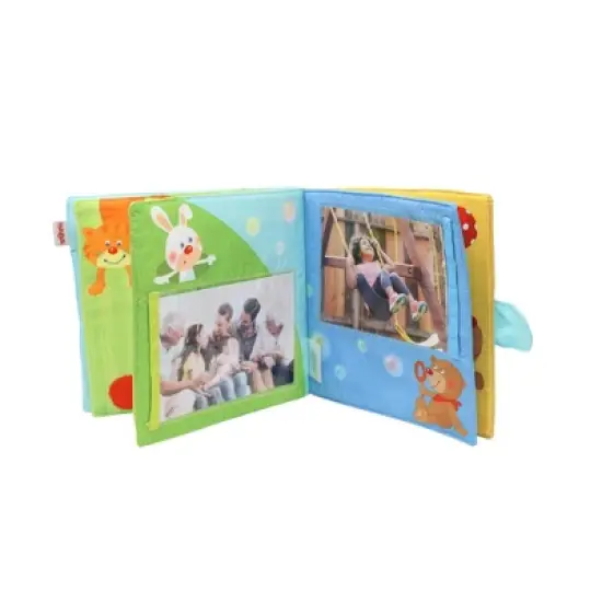 HABA My First Photo Album - Soft Fabric Baby Book Fits Eight 4" x 6" Photos image {5}