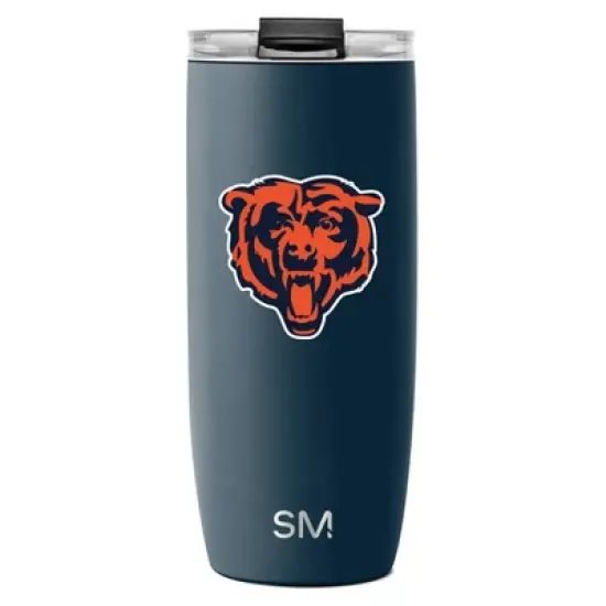 NFL Chicago Bears Simple Modern Stainless Steel Voyager Travel Mug - 20oz image {3}