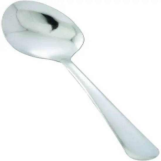 Winco 18/0 Stainless Steel Dinner Spoons, Set of 12, Windsor pattern image {3}