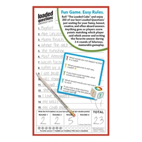 All Things Equal Loaded Questions Greatest Hits Game image {2}