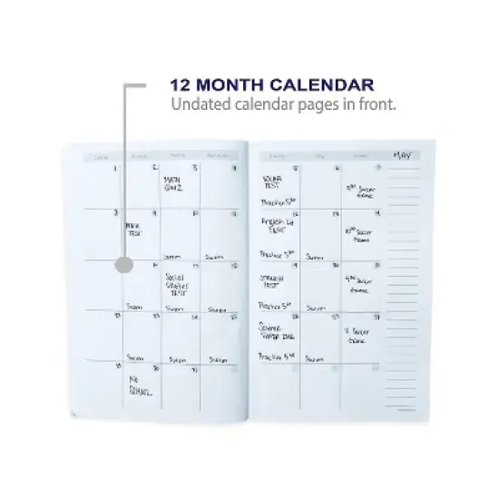 Kahootie Co. Kahootie Co Mom&rsquo;s Weekly Planner 6" x 9" Gray (ITKMG) image {4}
