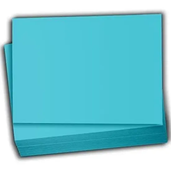 Hamilco Colored Scrapbook Cardstock Paper 4x6 Card Stock Paper 65 lb Cover 100 Pack (Electric Blue) image {6}