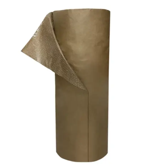 UOFFICE Kraft Backed Bubble Cushioning Wrap 48" x 125-Feet long Roll image {5}