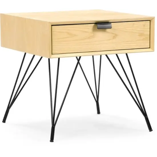 Newell Side Table Natural - Adore Decor image {2}