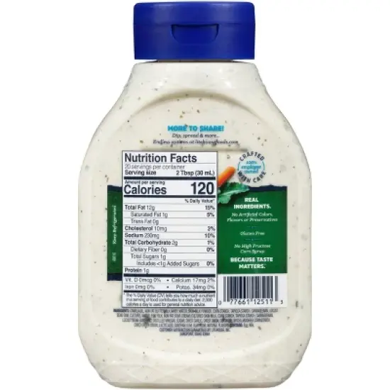 Litehouse Homestyle Ranch Dressing - 20 fl oz image {2}