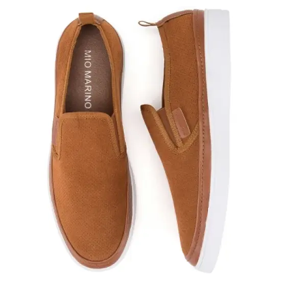 Mio Marino - Men's Suede Slip-On Fashion Sneaker image {3}