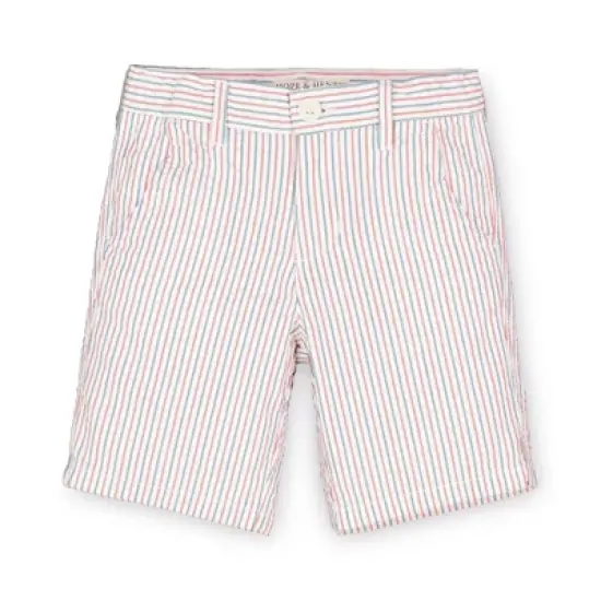 Hope & Henry Boys' Organic Cotton Seersucker Short, Toddler image {10}