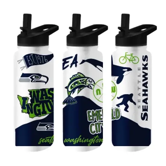 NFL Seattle Seahawks 34oz Native Quencher Bottle image {2}