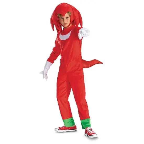 Disguise Boys' Sonic the Hedgehog 3 Knuckles Deluxe Costume image {3}