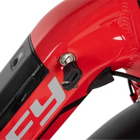 Huffy Centuric Folding Step Through Electric Bike - Red image {5}