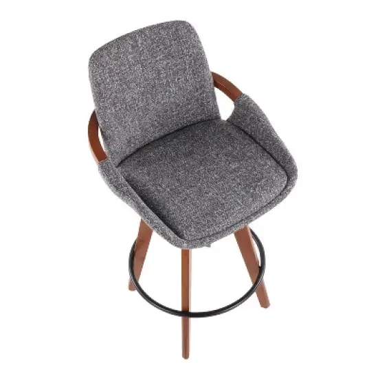 Cosmo Mid-Century Modern Modern Counter Height Barstool - LumiSource image {5}